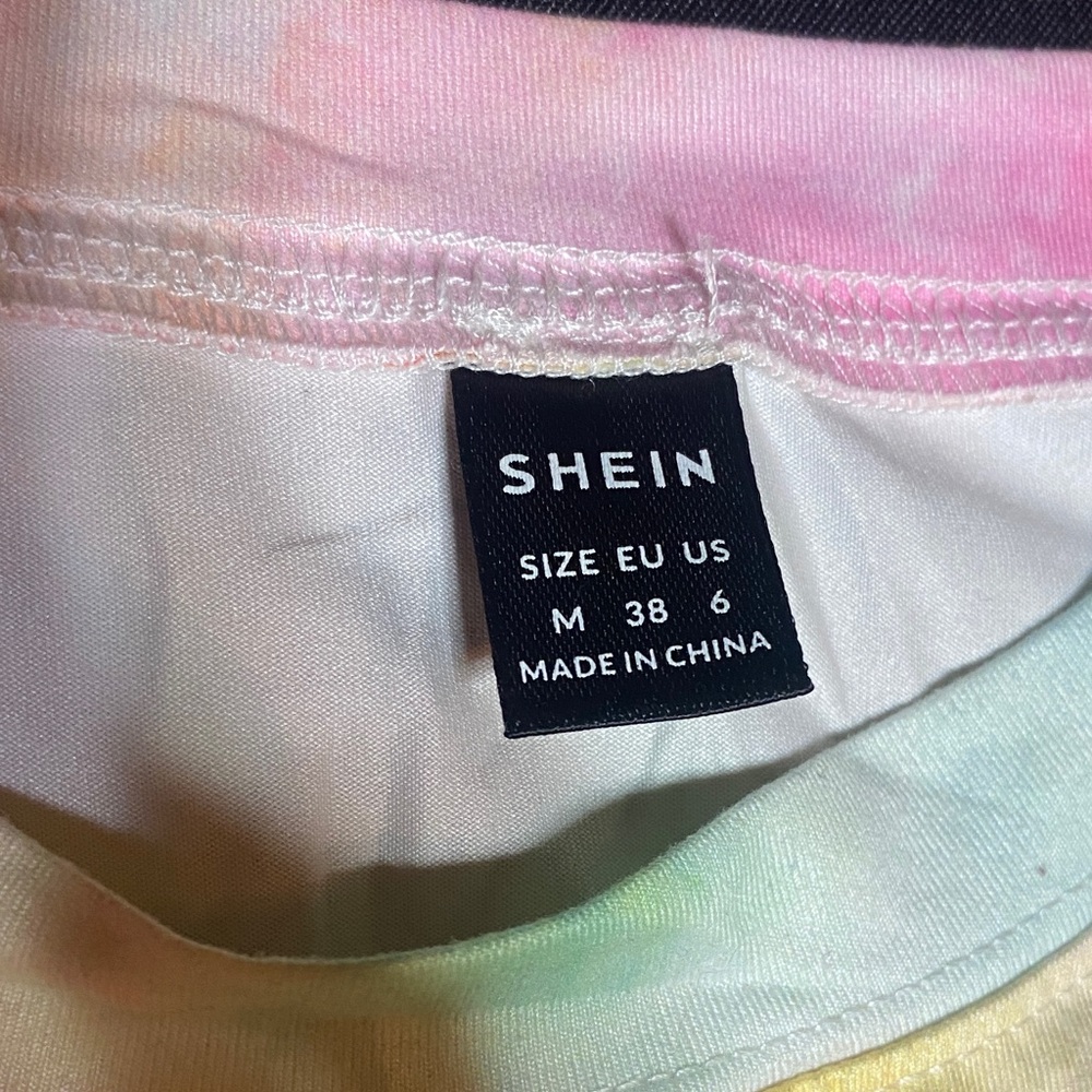 SHEIN High Waist Light Denim Blue Shorts